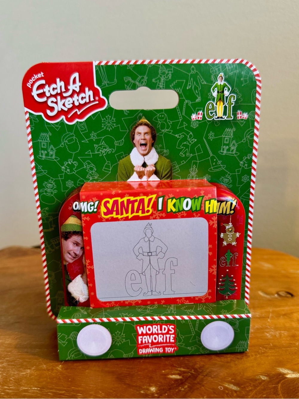 NWT Pocket Elf Etch-A-Sketch Brand Worlds Famous Drawing Toy